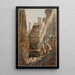 Ruins of the Tuileries Palace, Diane Salon in 1871 - Richard Phené Spiers — framed artwork on a wall