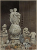 Vestiges d'éléments sculptés décorant l'Hôtel de Ville en 1871 - Richard Phené Spiers — artwork view