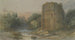 Ruins near a stream - Richard Principal Leitch — artwork view