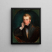Self-portrait Painting - Richard Redgrave — framed artwork on a wall