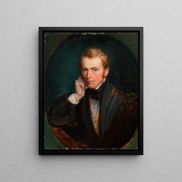 Self-portrait Painting - Richard Redgrave — framed artwork on a wall