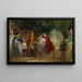 Departure for the Baptism - Richard Redgrave — framed artwork on a wall