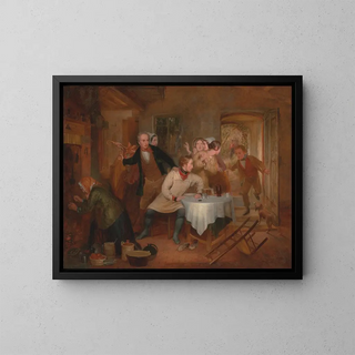 The Return of the Deserters - Richard Redgrave — framed artwork on a wall