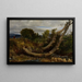 The disturbed heron - Richard Redgrave — framed artwork on a wall