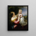The pastime of young mothers - Richard Rothwell — framed artwork on a wall