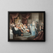 Catherine of Aragon pleading her case - Richard Westall — framed artwork on a wall