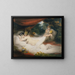 Nymphe et Cupids - Richard Westall — framed artwork on a wall