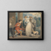 Rosebud ou le Jugement de Paris - Richard Westall — framed artwork on a wall