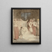 Scene of Phrosyne, a Greek tale of the knights by Henry Gally - Richard Westall — framed artwork on a wall