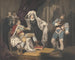 Theatrical figures around a throne - Richard Westall — artwork view