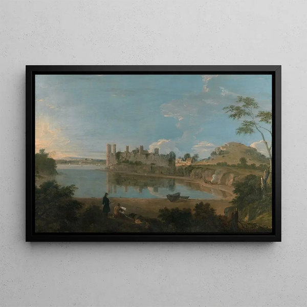 Château de Caernarfon - Richard Wilson — framed artwork on a wall