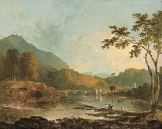 Dinas Bran Painting from Llangollen - Richard Wilson — artwork view
