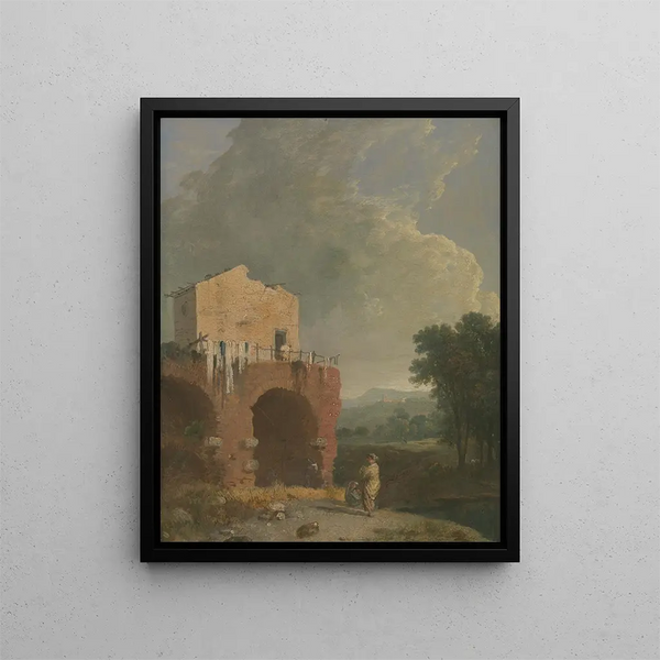 Villa d'Hadrien - Richard Wilson — framed artwork on a wall