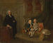 Prince George and Prince Edward Augustus, sons of Frederick, Prince of Wales, with their tutor, Dr F - Richard Wilson — artwork view