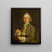 Self-portrait - Richard Wilson — framed artwork on a wall