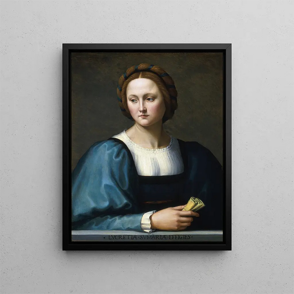 Lucrezia Sommaria - Ridolfo Ghirlandaio — framed artwork on a wall