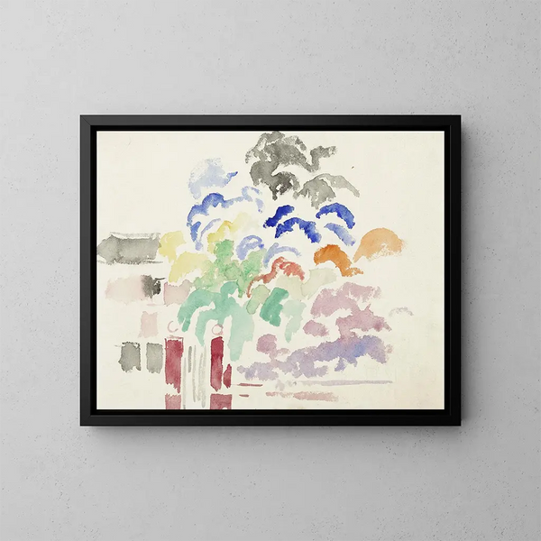 Boitsfort, the park gate - Rik Wouters — framed artwork on a wall
