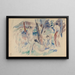 Figures dans la forêt - Rik Wouters — framed artwork on a wall