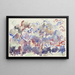 Landscape Boitsfort with flowering fruit trees - Rik Wouters — framed artwork on a wall