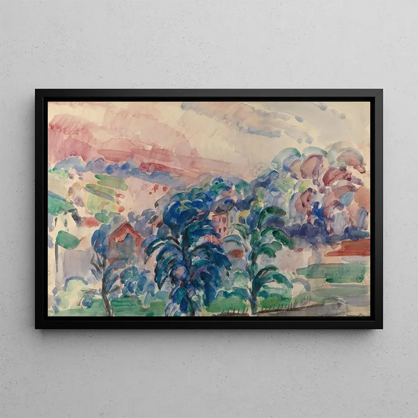 Morning in Bosvoorde - Rik Wouters — framed artwork on a wall