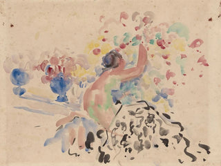Nude and Flowers Painting - Rik Wouters — artwork view