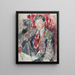 Portrait of Karel Wouters - Rik Wouters — framed artwork on a wall