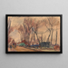 Route sous la Pluie Amersfoort - Rik Wouters — framed artwork on a wall