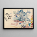 Roofs, Trees, and a Woman - Rik Wouters — framed artwork on a wall