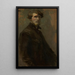 Self-portrait - Rik Wouters — framed artwork on a wall