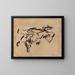 Study of a Cat - Rik Wouters — framed artwork on a wall