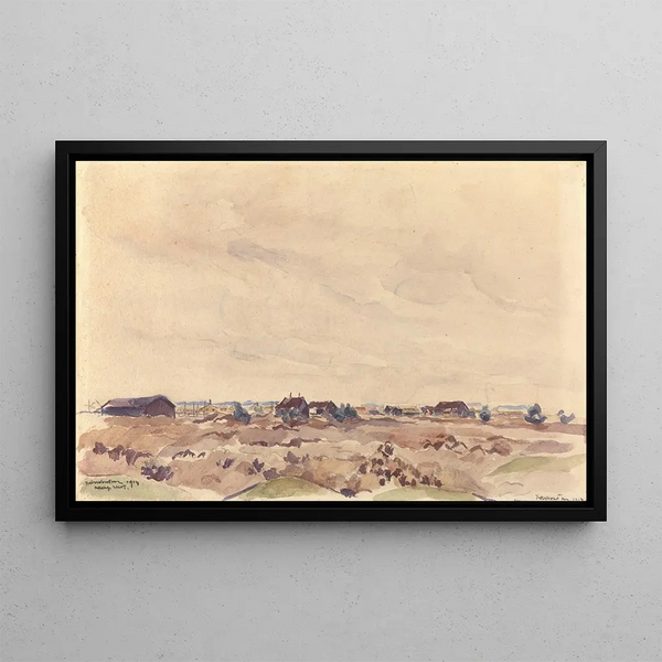 The Camp at Zeist - Rik Wouters — framed artwork on a wall