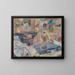 Woman ironing - Rik Wouters — framed artwork on a wall