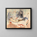Woman resting - Rik Wouters — framed artwork on a wall