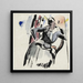 Woman sitting - Rik Wouters — framed artwork on a wall