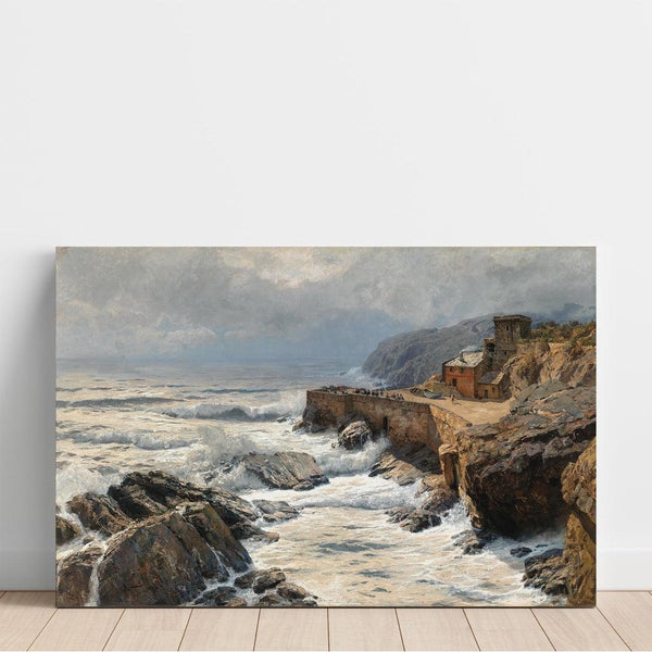 Reproduction of the painting Riviera Painting, Breaking Waves at Boccadasse - Alfred Zoff