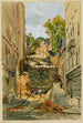 La rue des Saules vue de la rue Coulaincourt - René Leverd — artwork view