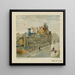 Rue Geoffroy-Saint-Hilaire la Pitié - René Leverd — framed artwork on a wall