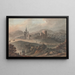 Study for a Stable Yard in Kirkdale, Wigtownshire, Scotland - Robert Adam — framed artwork on a wall