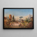 View of the Via Appia - Robert Alott — framed artwork on a wall