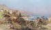 Animation dans une ville portuaire méridionale - Robert Alott — artwork view