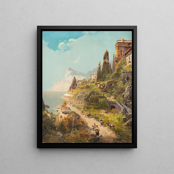 Riviera de l'Est - Robert Alott — framed artwork on a wall