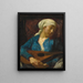 The Mandolin Player - Robert Anning Bell — framed artwork on a wall