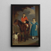 John Gubbins Newton and his sister Mary Newton - Robert Burnard — framed artwork on a wall