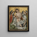 L'Homme des douleurs - Robert Campin — framed artwork on a wall