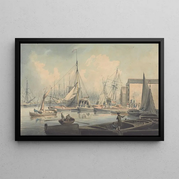 Shipping and Warehouses - Robert Cleveley — framed artwork on a wall