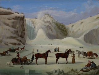 the Ice Cone at Montmorency Falls, Quebec - Robert Clow Todd — artwork view