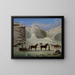 the Ice Cone at Montmorency Falls, Quebec - Robert Clow Todd — framed artwork on a wall