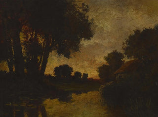 River at Sunset - Robert Crannell Minor — artwork view