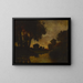 River at Sunset - Robert Crannell Minor — framed artwork on a wall