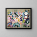 Carrousel of Pigs - Robert Delaunay — framed artwork on a wall